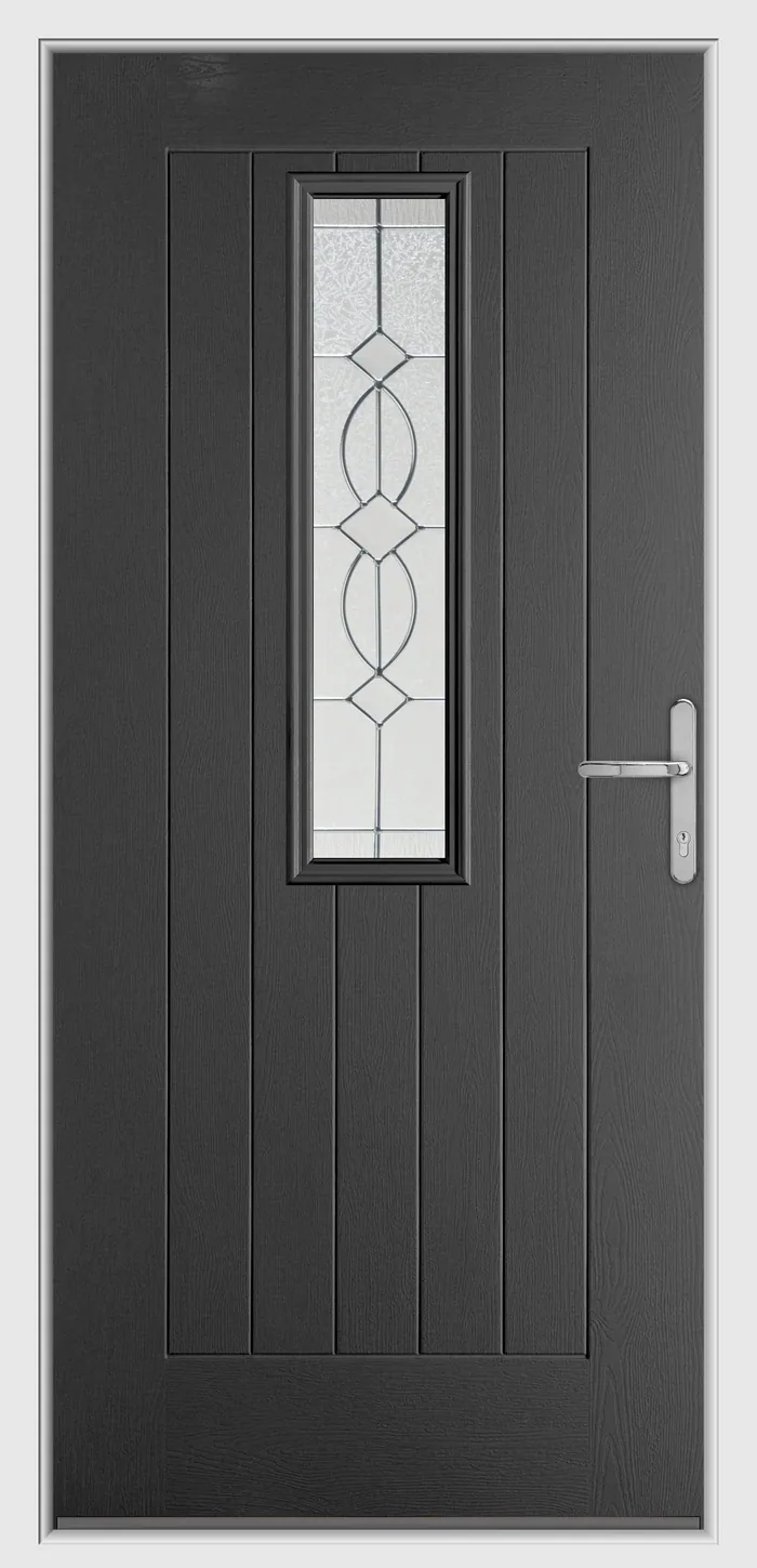 Endurance Coombe composite door in Anthracite Grey