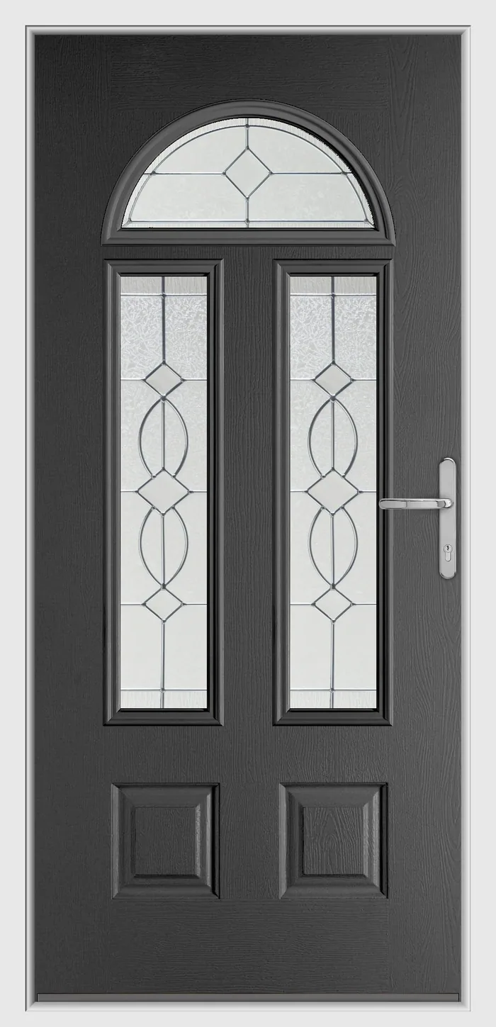 Endurance Cheviot composite door in Anthracite Grey