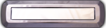 Heritage Letterplate in Chrome — Endurance composite door hardware fitted in Cornwall