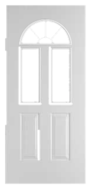 Endurance Skiddaw Georgian composite door in Anthracite Grey