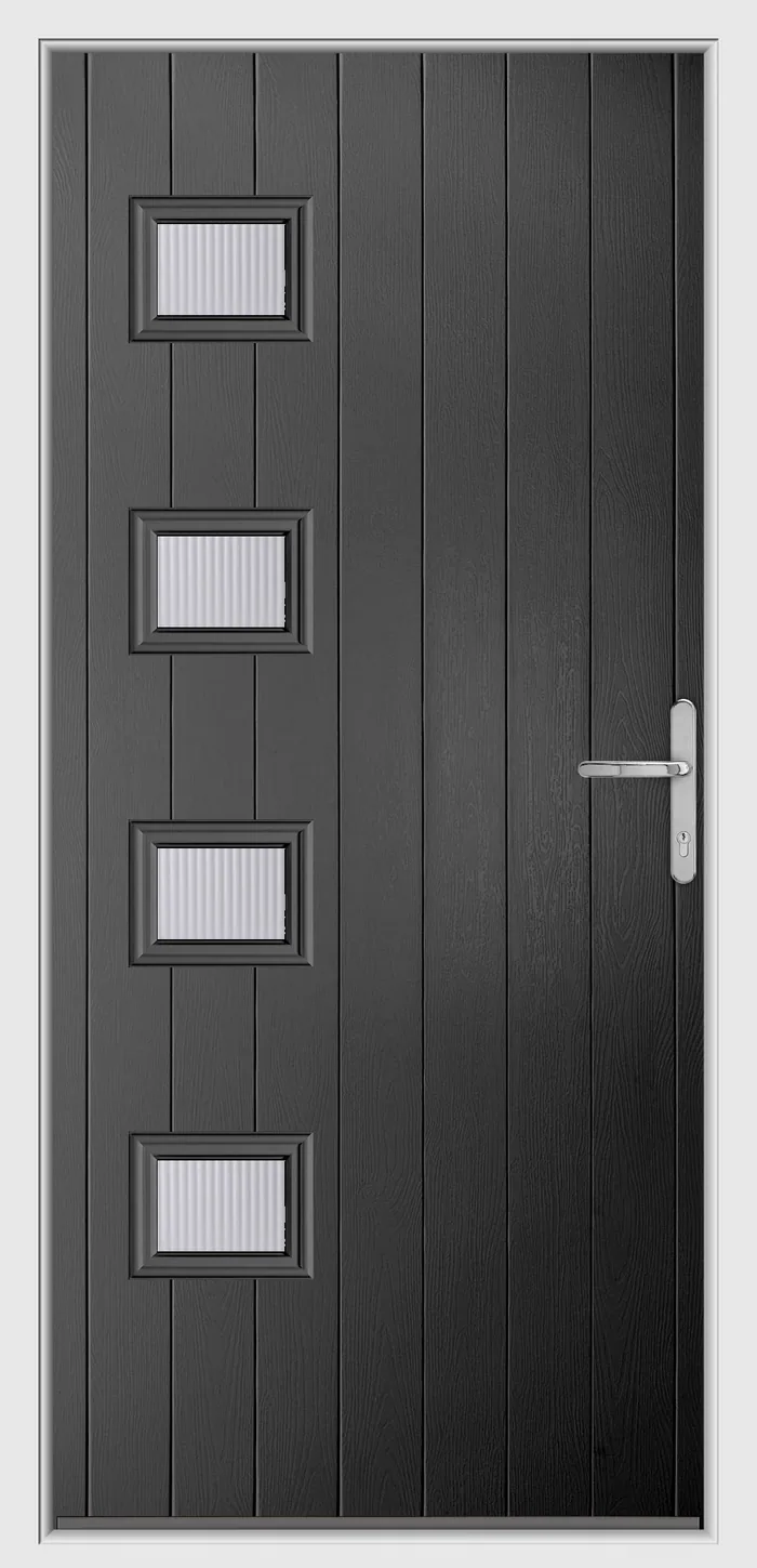 Endurance Nab composite door in Anthracite Grey