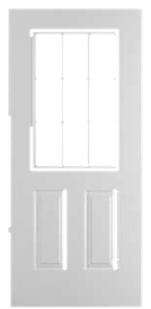 Endurance Snowdon Georgian composite door in Anthracite Grey