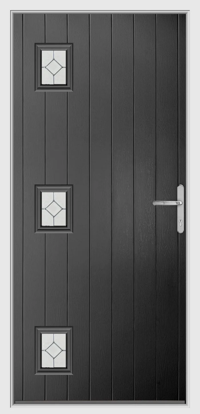 Endurance Calva composite door in Anthracite Grey