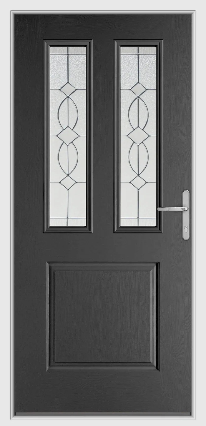 Endurance Monte Rosa composite door in Anthracite Grey