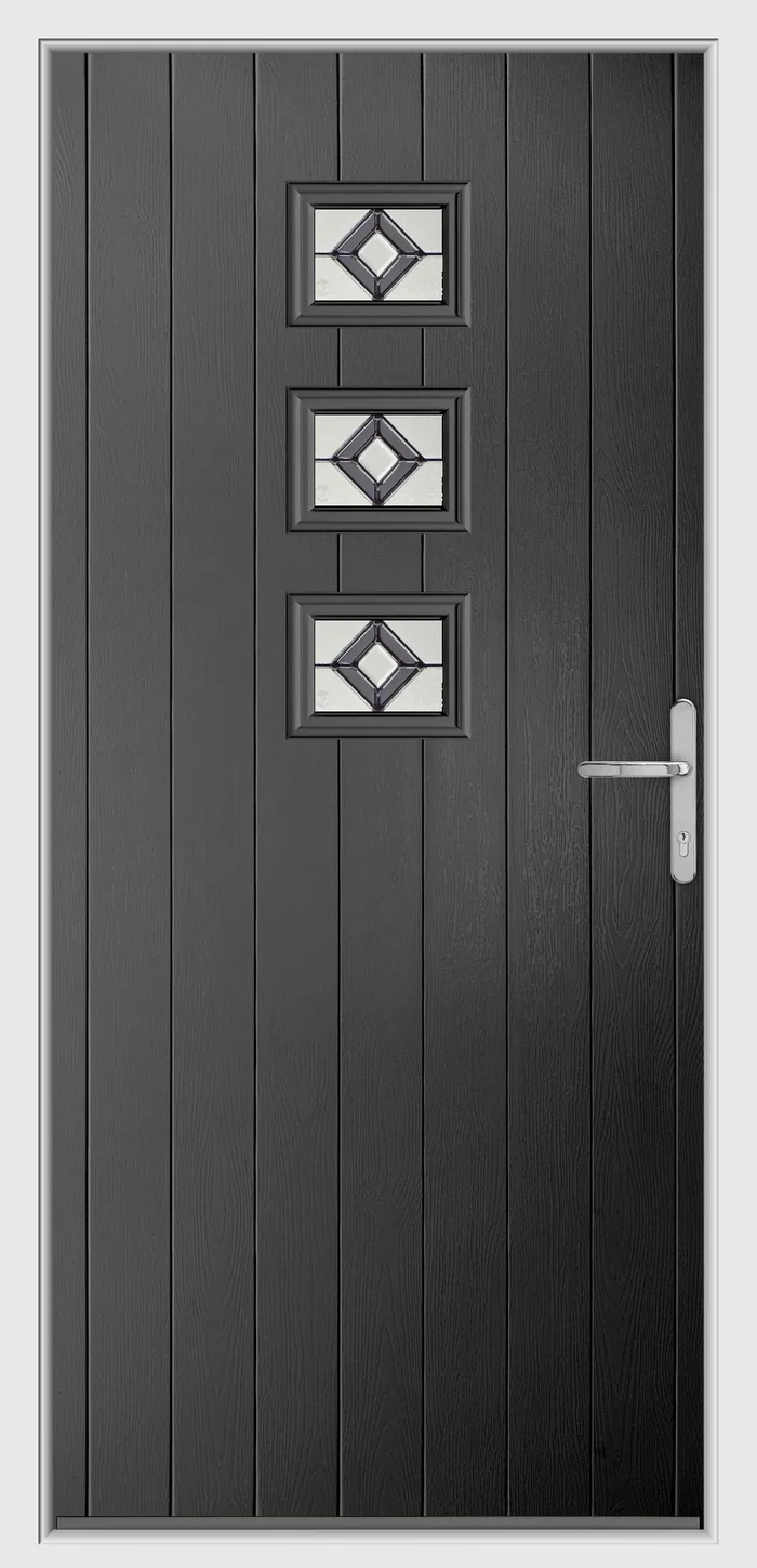 Endurance Hallin composite door in Anthracite Grey