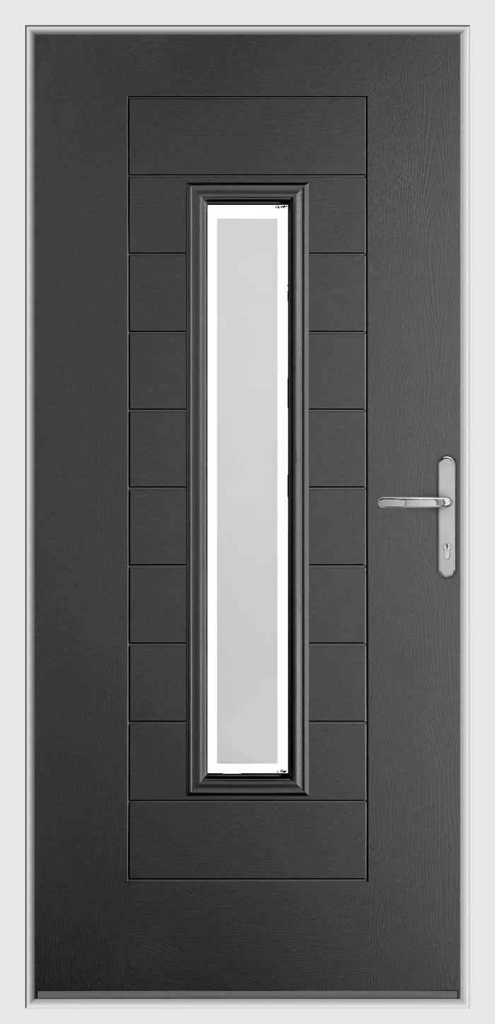 Endurance Fuji composite door in Anthracite Grey