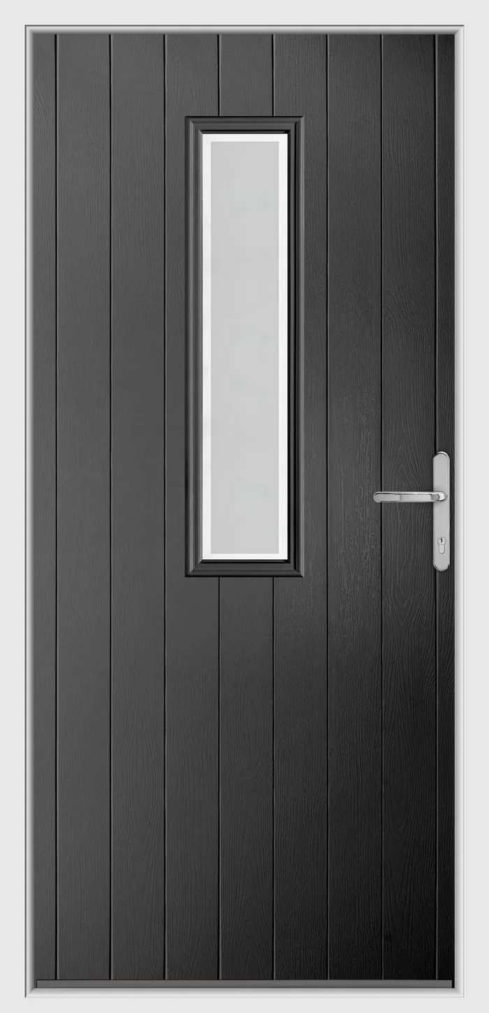 Endurance Lingmoor composite door in Anthracite Grey