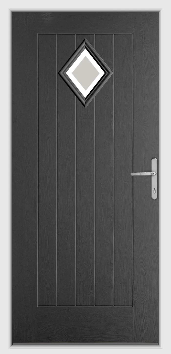 Endurance Cleeve composite door in Anthracite Grey