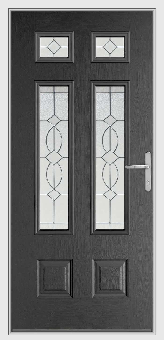 Endurance Bowmont composite door in Anthracite Grey