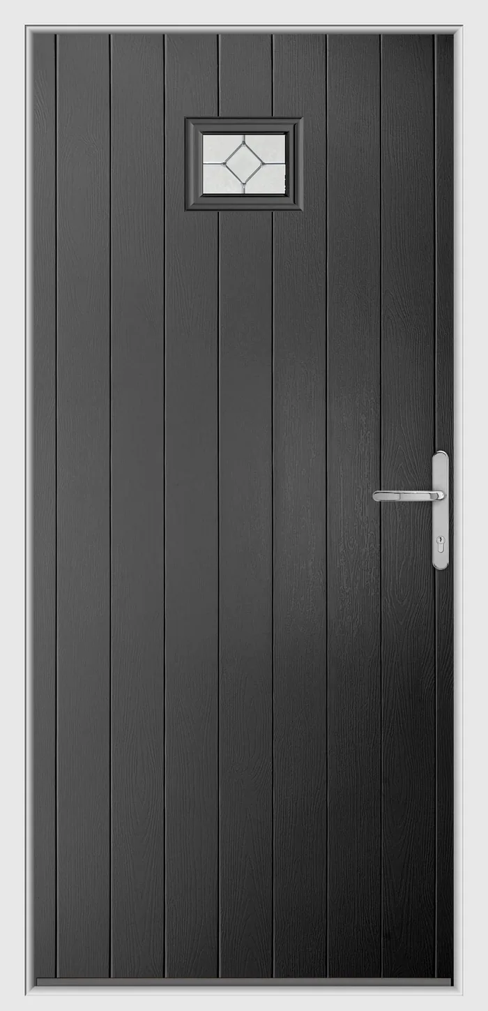 Endurance Knott composite door in Anthracite Grey