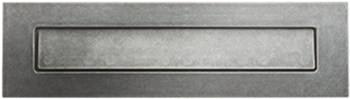 Architectural Letterplate in Pewter — Endurance composite door hardware fitted in Cornwall