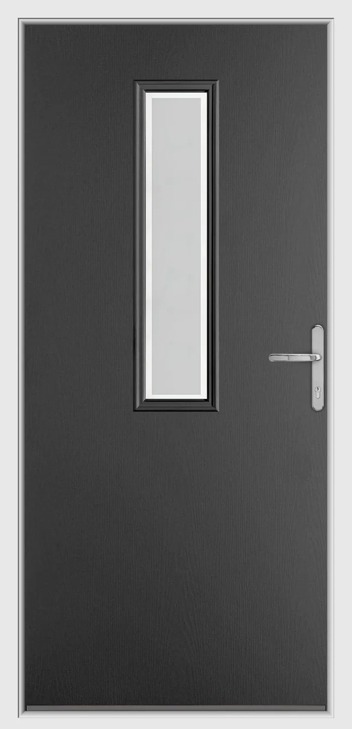 Endurance Kuppe composite door in Anthracite Grey