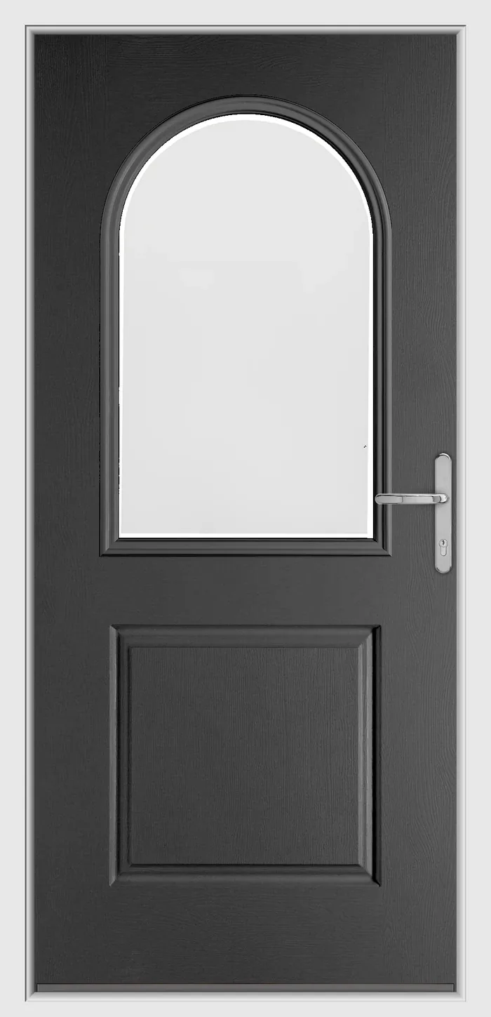 Endurance Pelmo composite door in Anthracite Grey