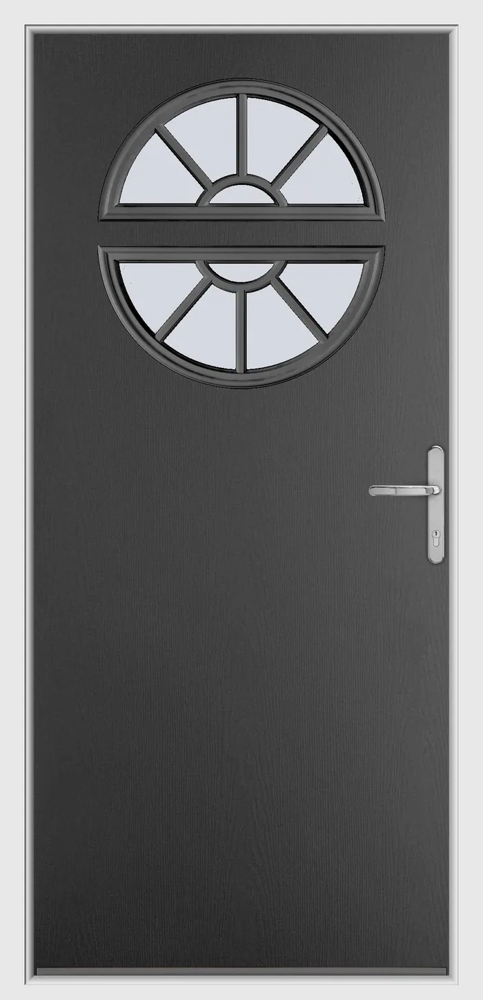 Endurance Kyo Georgian composite door in Anthracite Grey